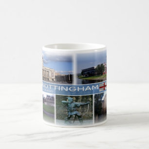 Caneca De Café GB Inglaterra - Nottingham -