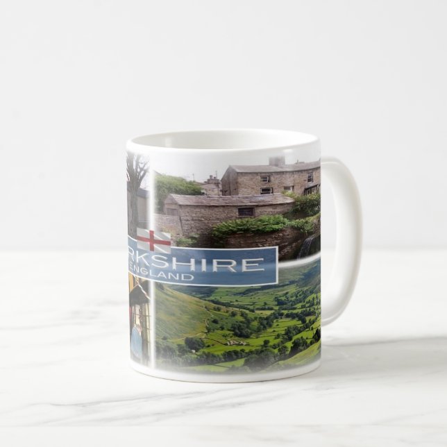 Caneca De Café GB Inglaterra - Yorkshire - (Frente Esquerda)