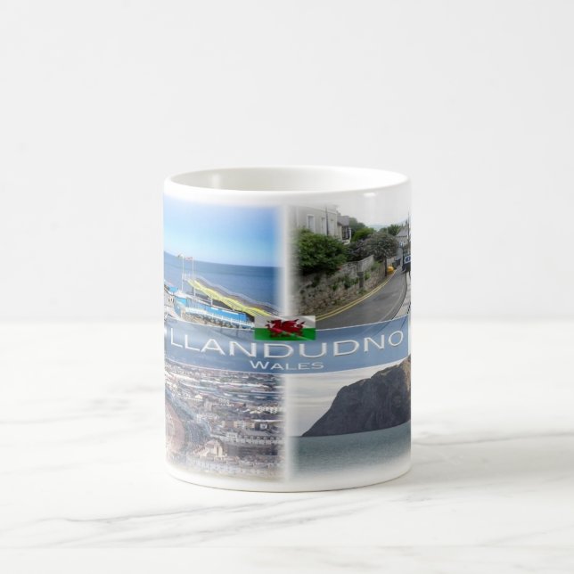 Caneca De Café GB Wales - Llandudno - (Centro)
