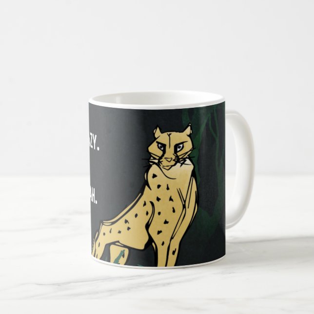 Caneca De Café GD Cheetah Mug Indomável (Frente Esquerda)