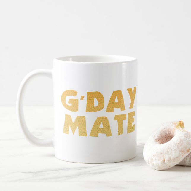 Caneca De Café G'Day Mate Mug (Com Donut)