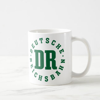 Caneca De Café GDR, DDR Railway/- Reichsbahn Alemão Sign