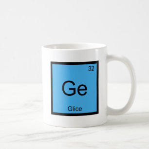 Caneca De Café Ge - Símbolo de Elemento de Química Glice T-Shir