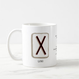 Caneca De Café Gebo Rune Stone Mug