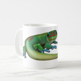 Caneca De Café Gecko do Dia Bonito ( o que você está falando comi