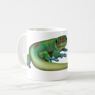 Caneca De Café Gecko do Dia Bonito ( o que você está falando comi