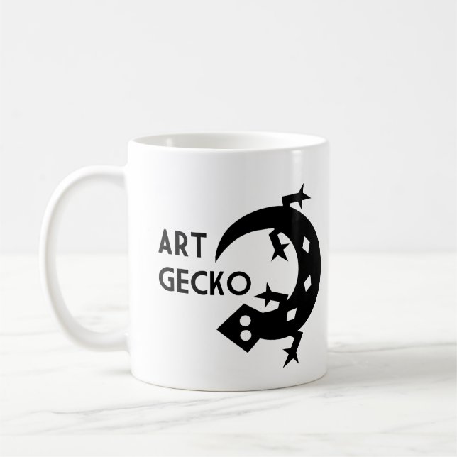 Caneca De Café Geco da arte (Esquerda)
