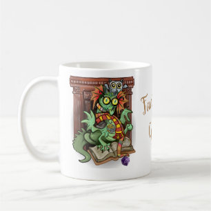 Caneca De Café Geek de fantasia! Ventilador Dragon