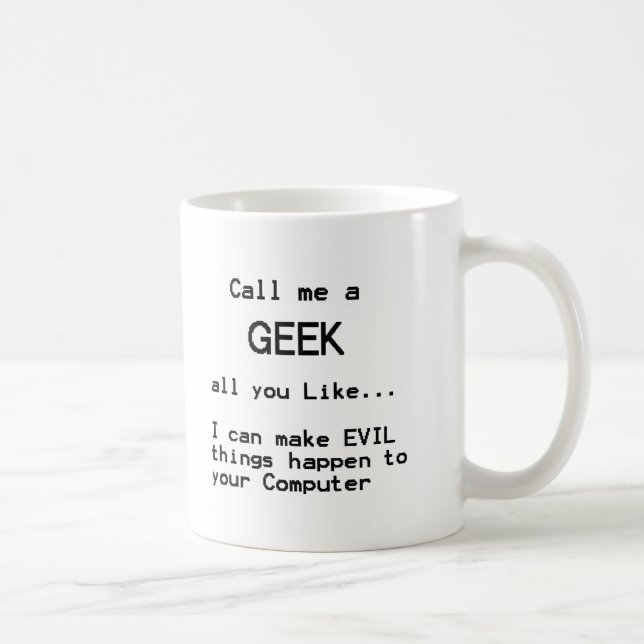 Caneca De Café Geek do computador (Direita)