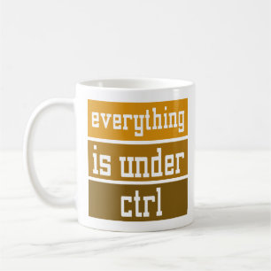 Caneca De Café Geek Office Codding Tudo Está Sob CTRL