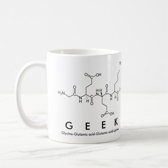 Caneca De Café Geek peptídeo (Esquerda)
