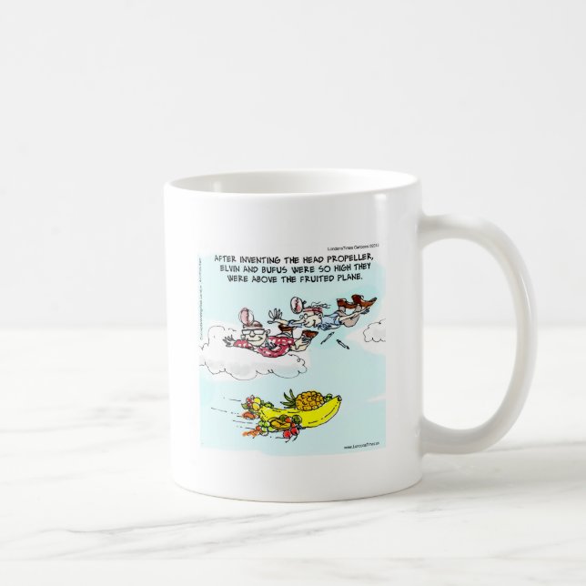 Caneca De Café Geeks Acima do Plano Frutado Divertido (Direita)