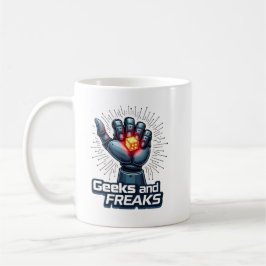 Caneca De Café Geeks and freaks, gaming, geek