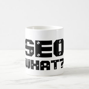 Caneca De Café Geeks & nerd do marketing do Internet: SEO que?