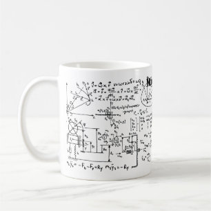 Caneca De Café Geeky Matemática Personalizada