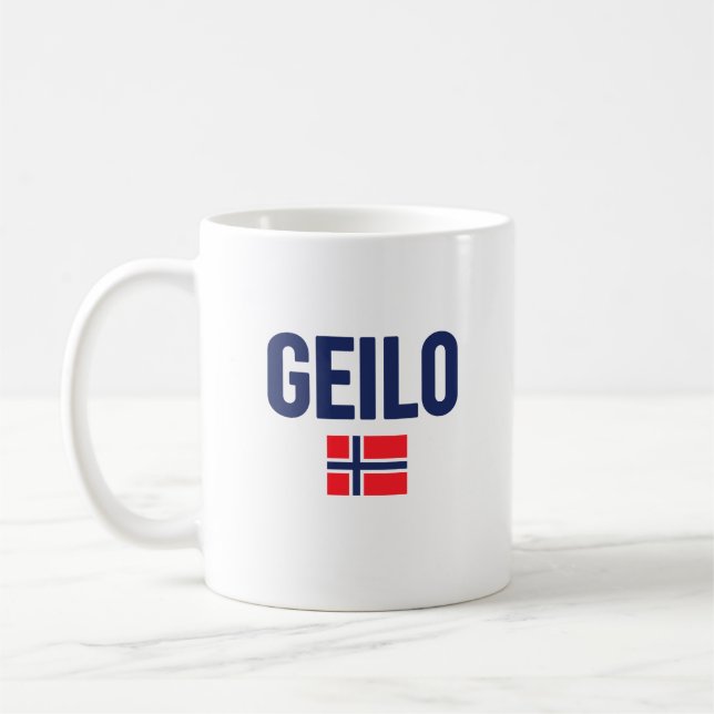 Caneca De Café GEILO Noruega (Esquerda)