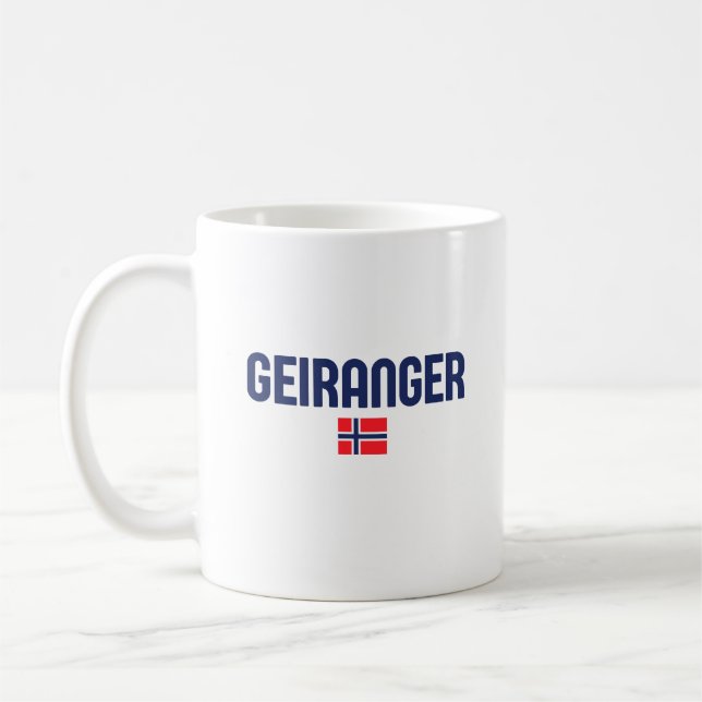 Caneca De Café GEIRANGER Noruega (Esquerda)