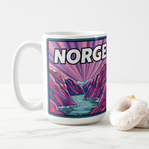 Caneca de Café Geirangerfjords Norueguesa Norge