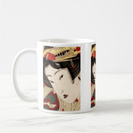 Caneca De Café Geisha Fine Art Japonês