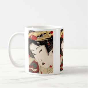 Caneca De Café Geisha Fine Art Japonês