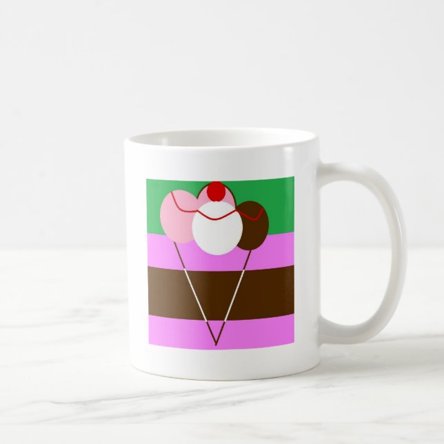 Caneca De Café gelado de choco-morango (Direita)