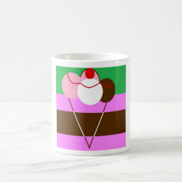 Caneca De Café gelado de choco-morango