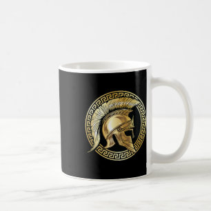 Caneca De Café Gelado Dourado Gladiador Esparta Grego