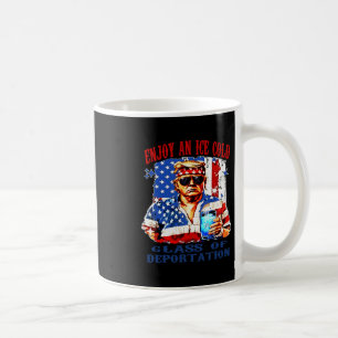 Caneca De Café Gelo Desfrute Um Copo Gelado De Deportação