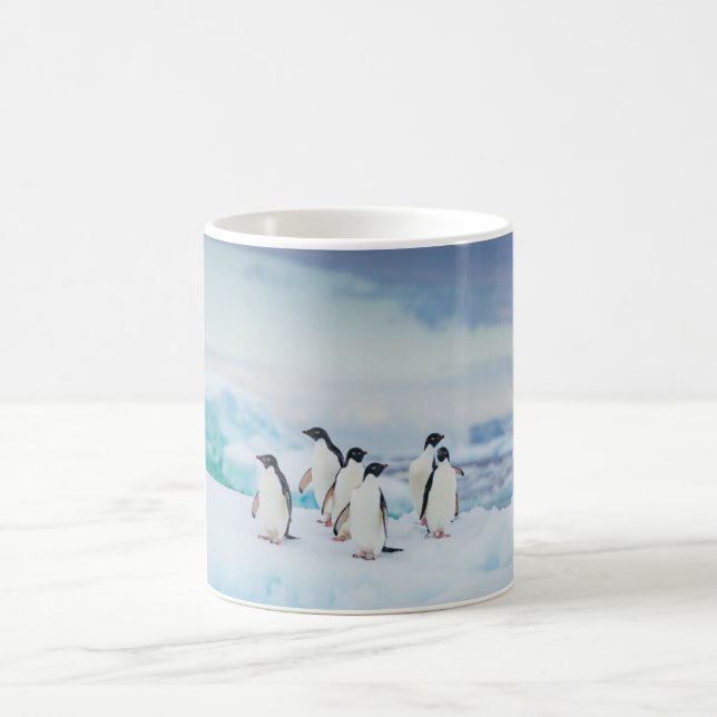 Caneca De Café Gelo e neve | Pinguins de adenda Antártica (Centro)