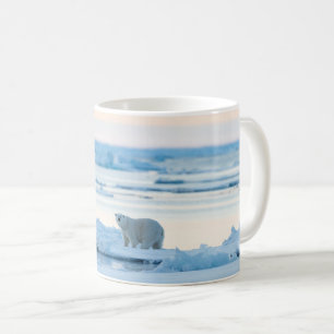 Caneca De Café Gelo e neve Polar Bear Iceberg Noruega