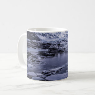 Caneca De Café Gelo e neve   Sólheimajökull Glacier, Islândia