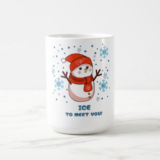 Caneca De Café Gelo para Conhecê-lo – Boneco de Neve Recém-Nascid