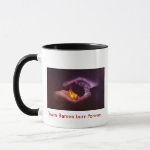 caneca de café gêmea das chamas de Yin-Yang