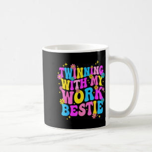 Caneca De Café Gêmeos Com Meu Trabalho Ie Semana Srit Amigo Gêmeo