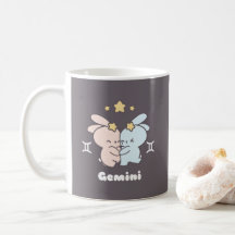 Gemini Bunnies Cudles - Harmonia Zodiac