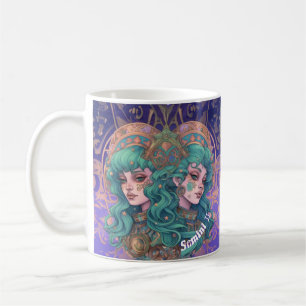 Caneca De Café Gemini Energy Zodiac Mug