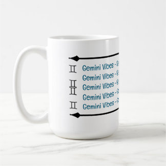 Caneca De Café Gemini Vibes Coffee Mug