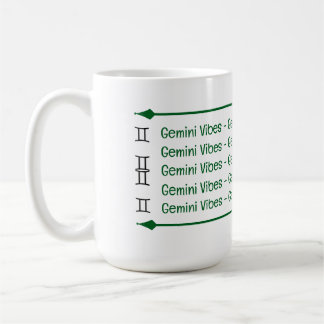 Caneca De Café Gemini Vibes Coffee Mug