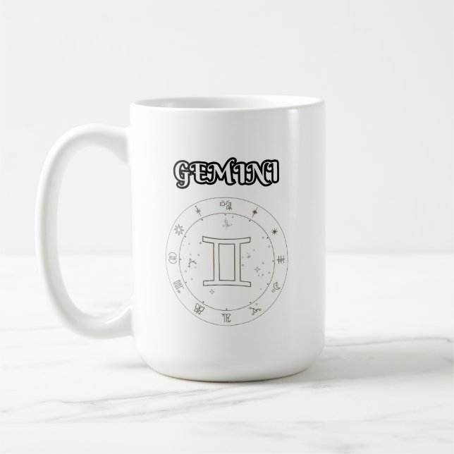 Caneca De Café gemini zodiac (Esquerda)