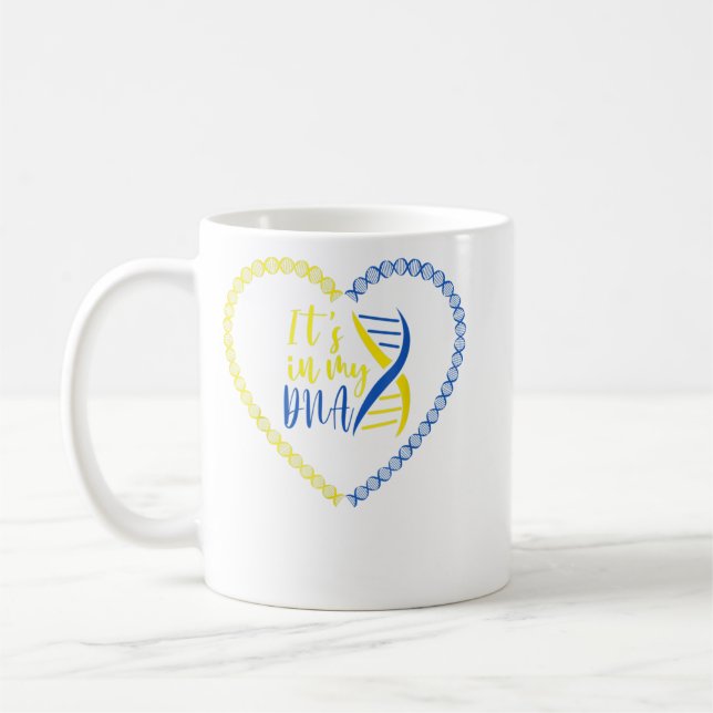 Caneca De Café Gen Ucraniano Apoia A Ucrânia Com A Paz (Esquerda)