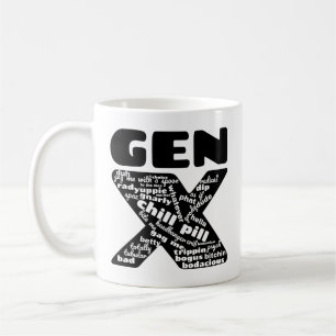 Caneca De Café Gen X Frases Mug