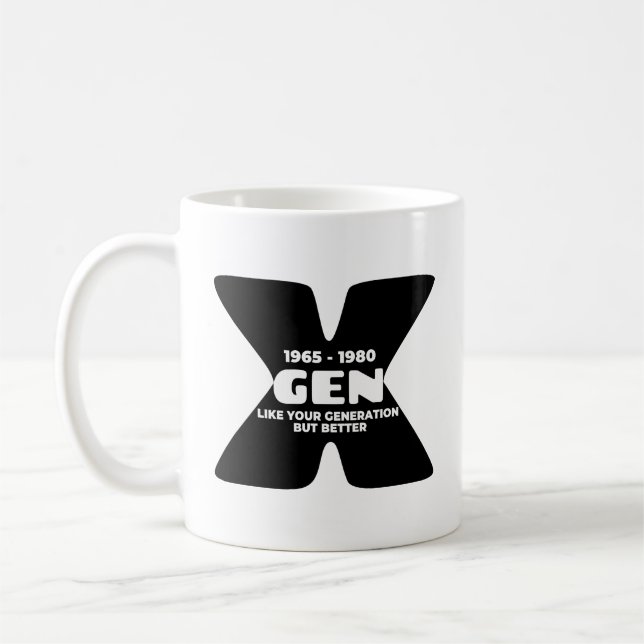 Caneca De Café Gen X Mug (Esquerda)