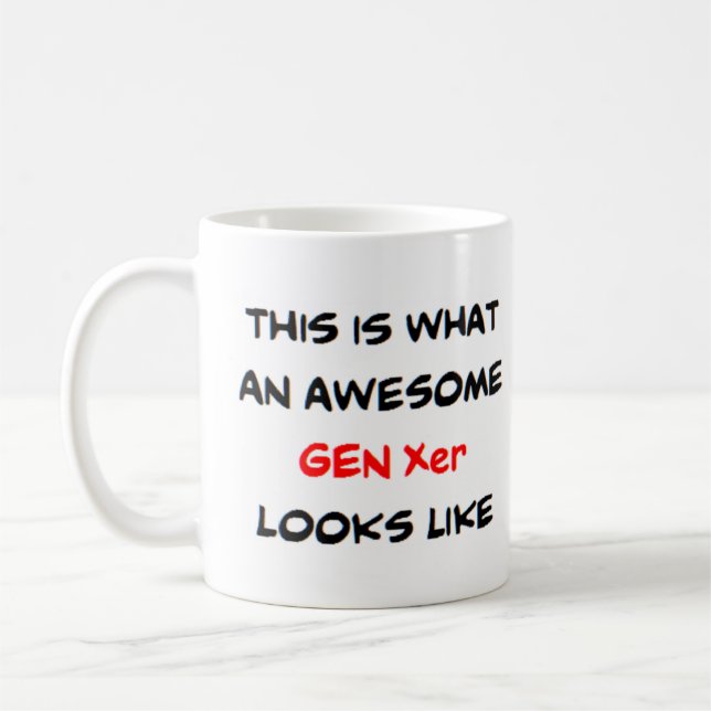 Caneca De Café gen xer, incrível (Esquerda)