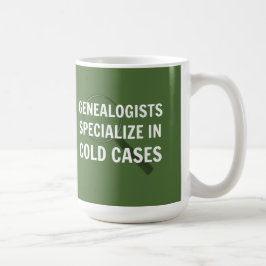 Caneca De Café Genealogia Mug (Verde)