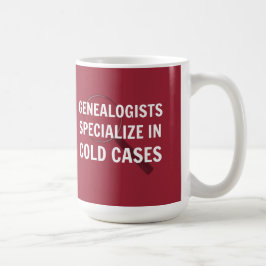 Caneca De Café Genealogia Mug (Vermelho)