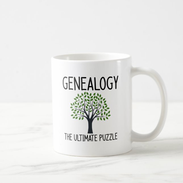 Caneca De Café Genealogista (Direita)