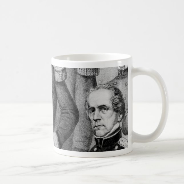Caneca De Café Generais da Guerra Civil da União (Direita)