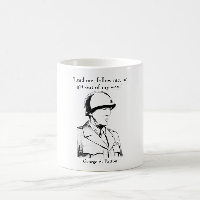 Caneca De Café General Patton e citações (Centro)