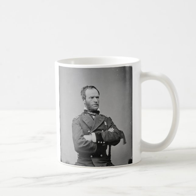 Caneca De Café General William Tecumseh Sherman do exército de (Direita)
