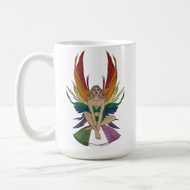 Caneca De Café Gênero queer Fada (Esquerda)
